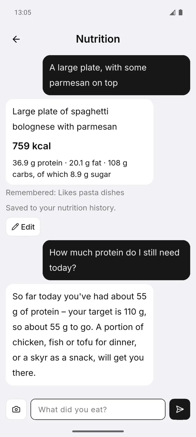 The AI answers how much protein is still missing today